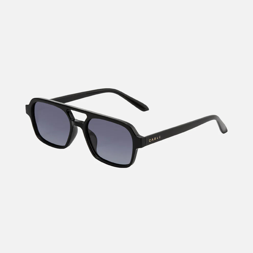 Azore Gloss Black Polarized Glasses