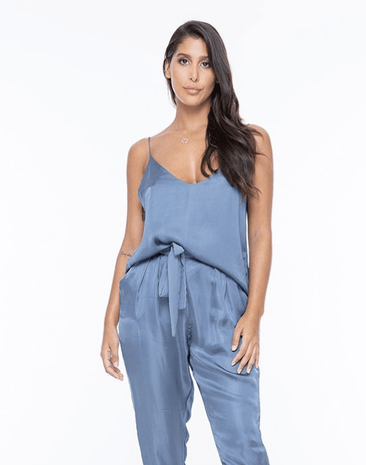 Vanya Solid V Neck Top