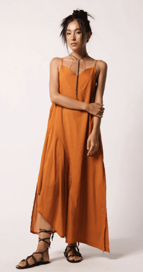 Rosa Pleated Maxi Dress