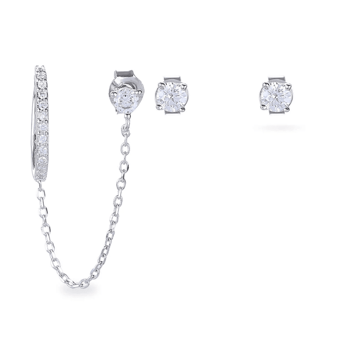Ear Cuff with Chain Set