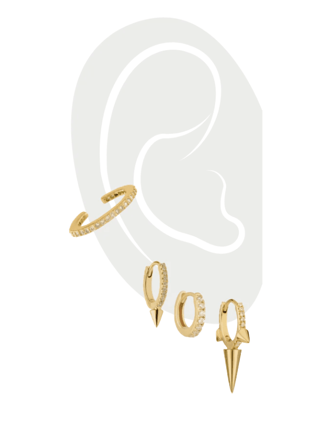 Ear Party Gold Set