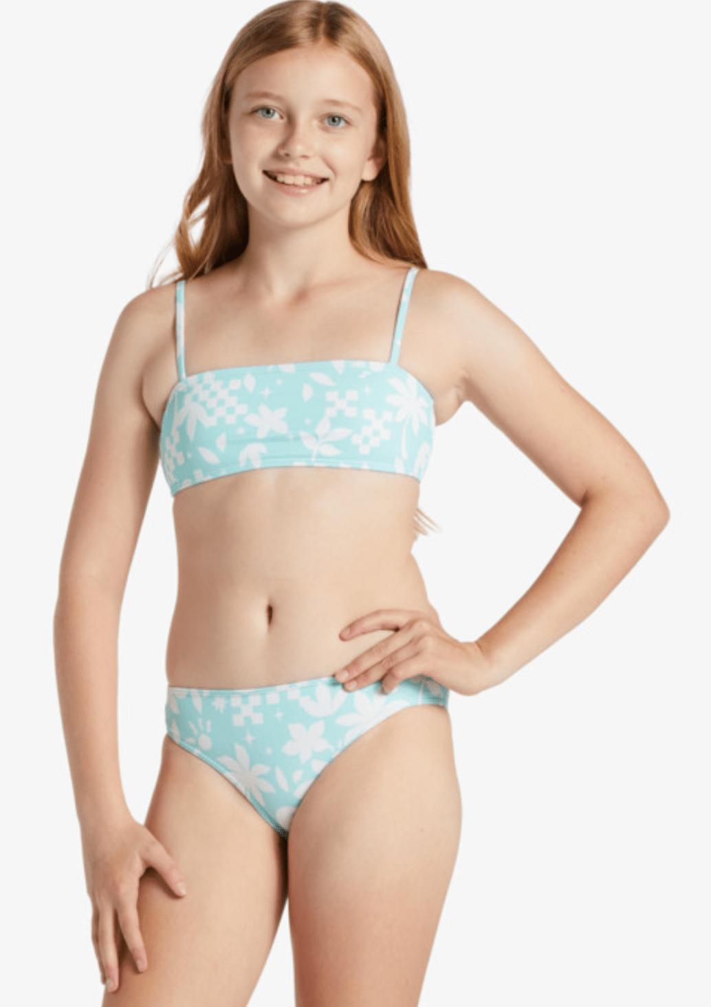 Girl's Catch A Wave Two Piece Tank Bikini Set