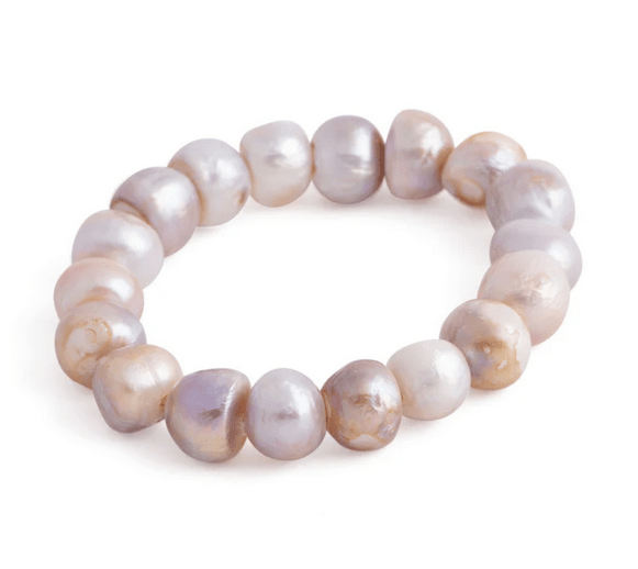 Freshwater Pearl Stretch Bracelet Single Color