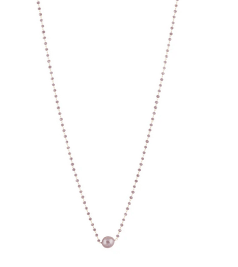 Crystal and Freshwater Pearl Necklace