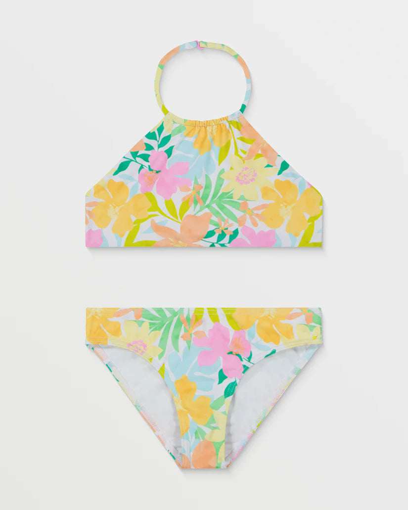 Girls' Sweet Aloha Reversible Bikini