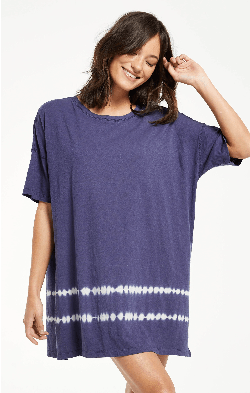 Z Supply Delta Dye T-Shirt Dress