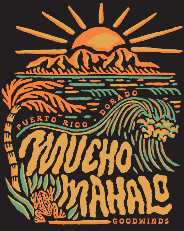 Mucho Mahalo Sticker